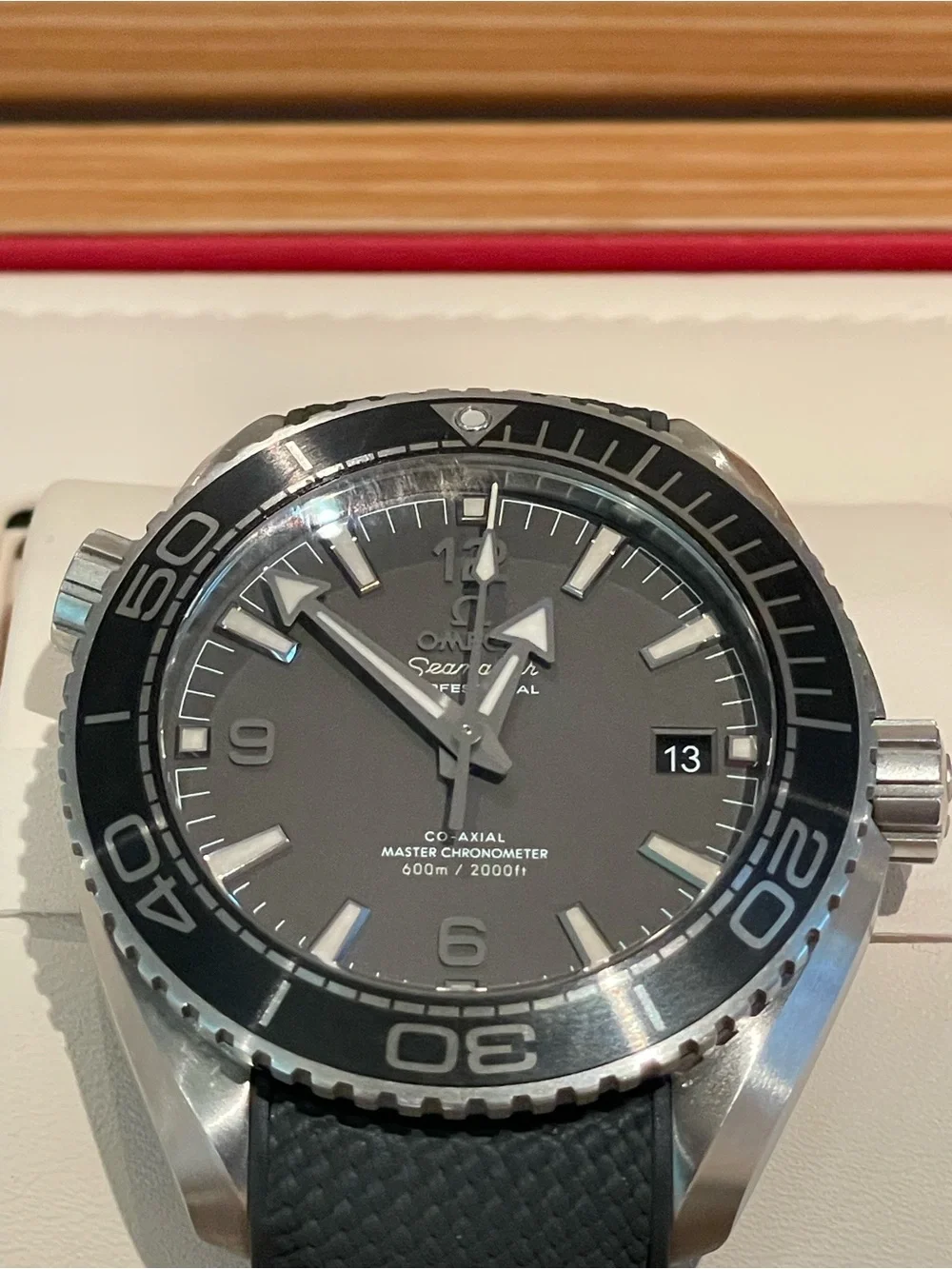Omega Seamaster Professional Black and Silver Dive Watch
